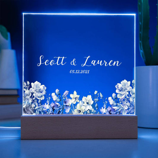 Custom Couple Night Light (Acrylic)