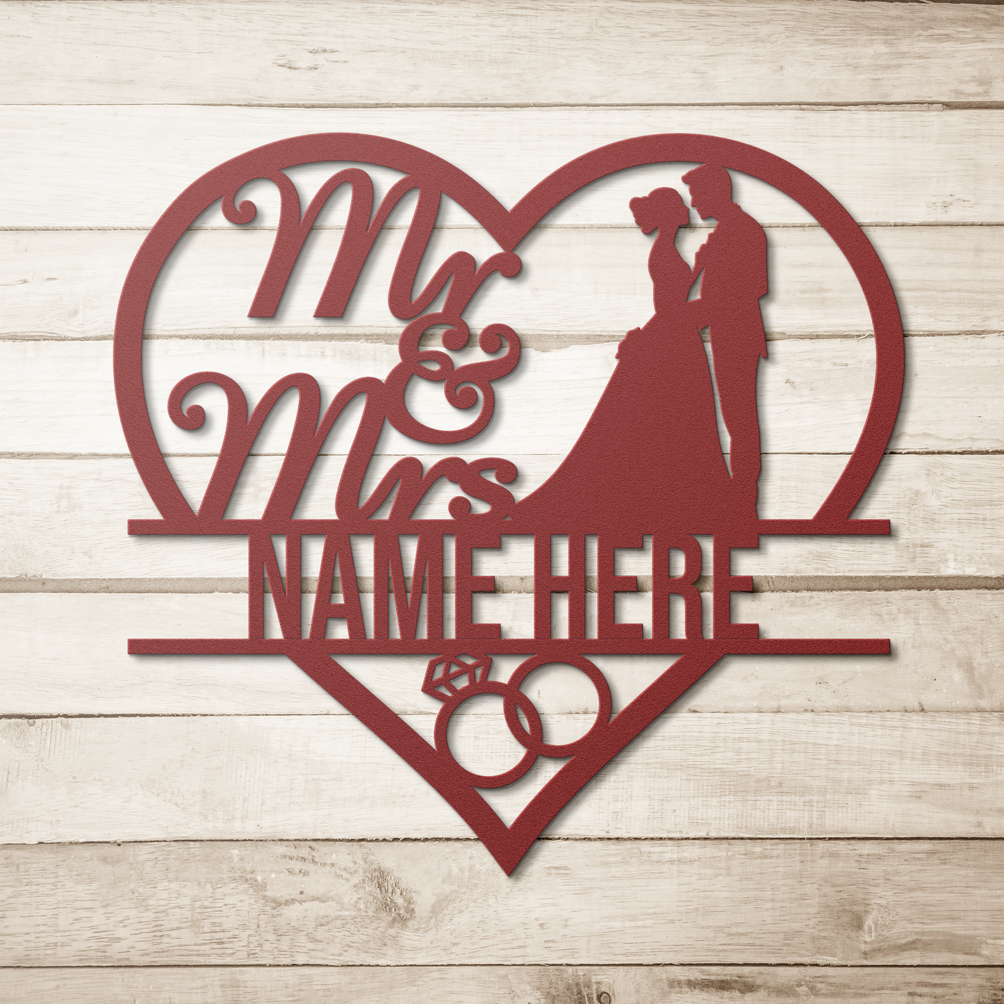 Personalized Family Name Metal Sign