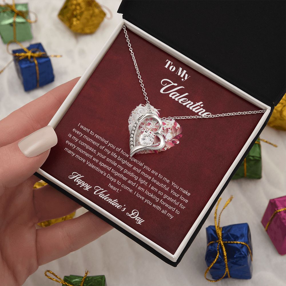 Gift For Valentine's Day | Forever Love Necklace | With All My Heart