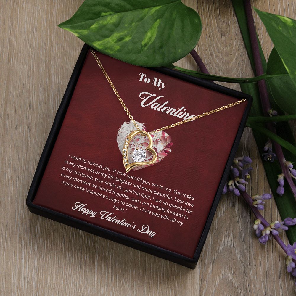 Gift For Valentine's Day | Forever Love Necklace | With All My Heart
